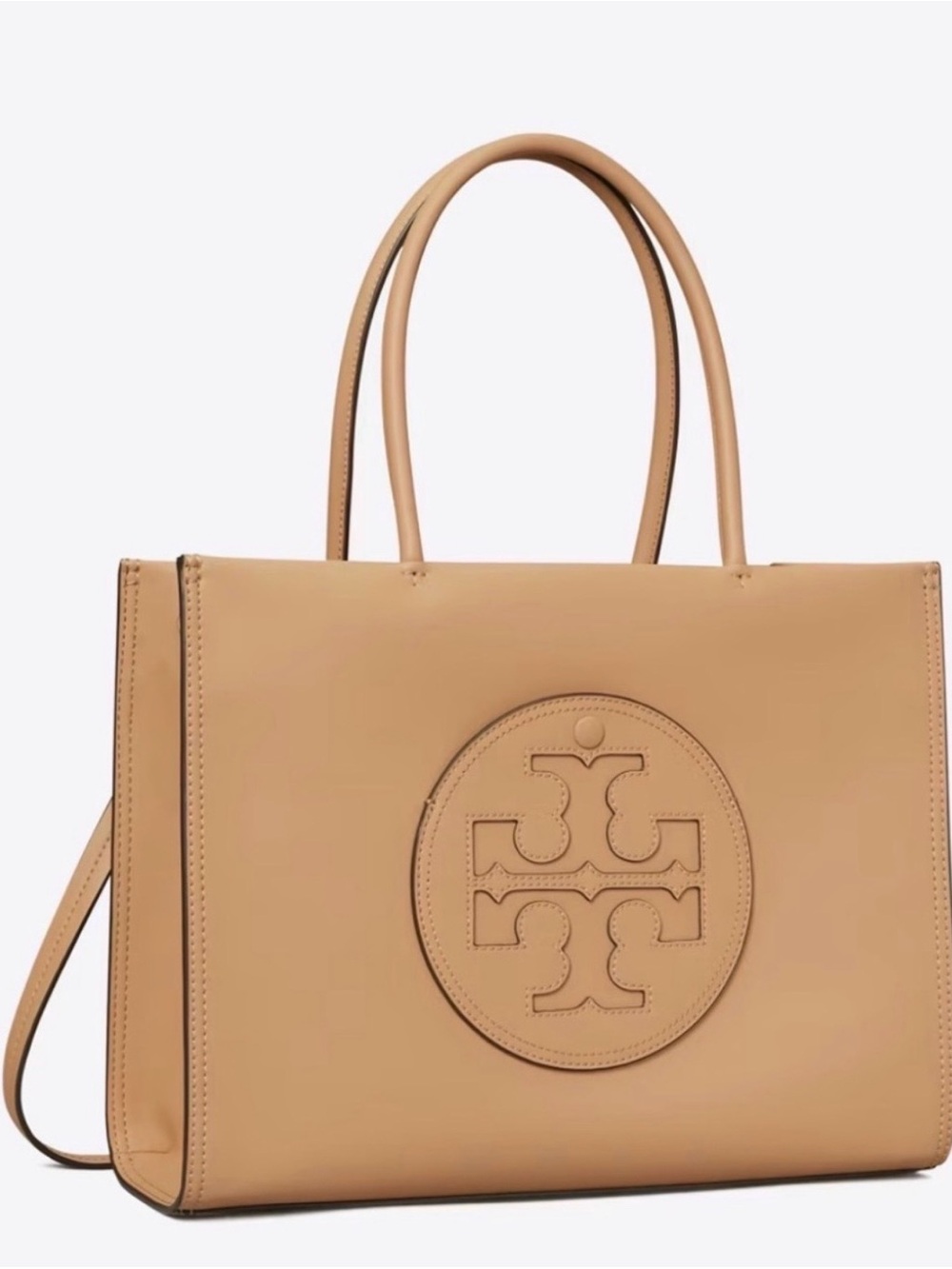 Tory Burch  Tan color Leather Tote with Logo